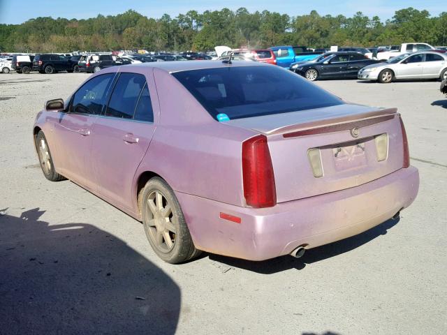 1G6DW677450233525 - 2005 CADILLAC STS PINK photo 3