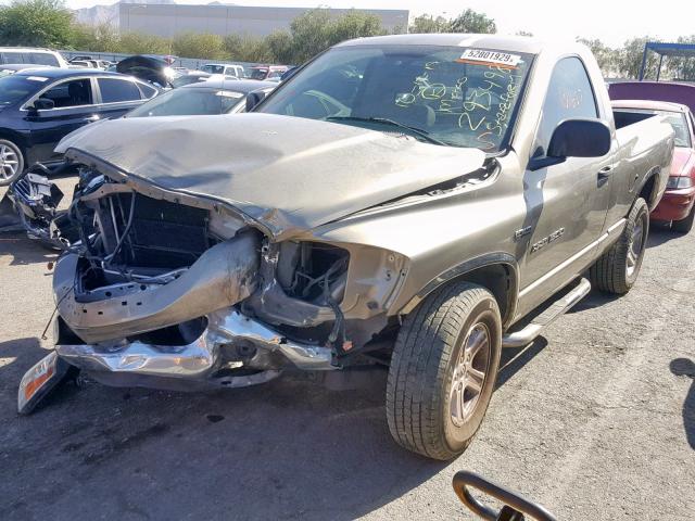 1D7HA16256J176887 - 2006 DODGE RAM 1500 S GOLD photo 2