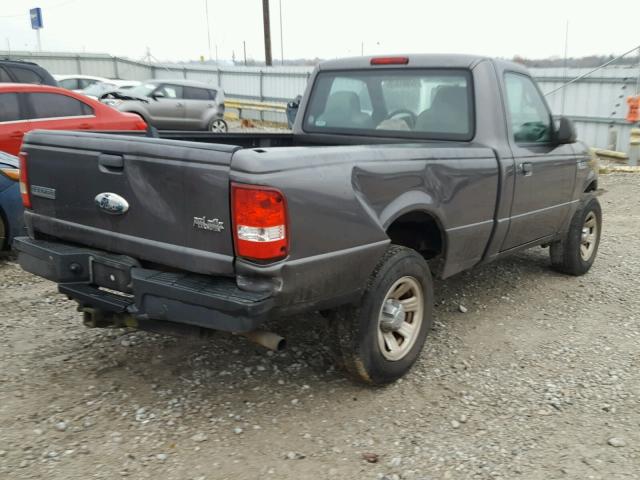 1FTYR10D69PA64341 - 2009 FORD RANGER GRAY photo 4