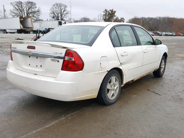 1G1ZT54875F106793 - 2005 CHEVROLET MALIBU LS 白色 照片 4