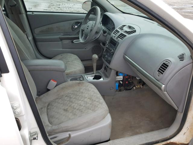 1G1ZT54875F106793 - 2005 CHEVROLET MALIBU LS 白色 照片 5