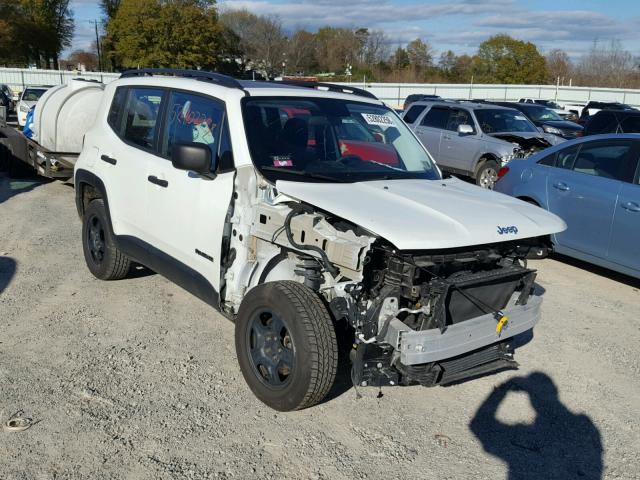 ZACCJBAH2FPB99081 - 2015 JEEP RENEGADE S WHITE photo 1