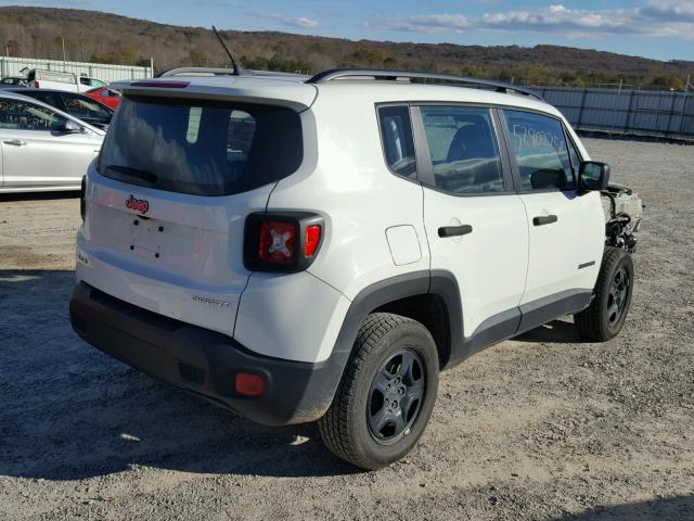 ZACCJBAH2FPB99081 - 2015 JEEP RENEGADE S WHITE photo 4