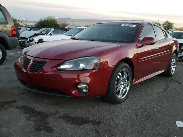 2G2WS522841103147 - 2004 PONTIAC GRAND PRIX RED photo 2