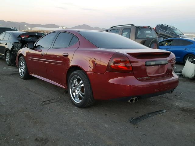 2G2WS522841103147 - 2004 PONTIAC GRAND PRIX RED photo 3