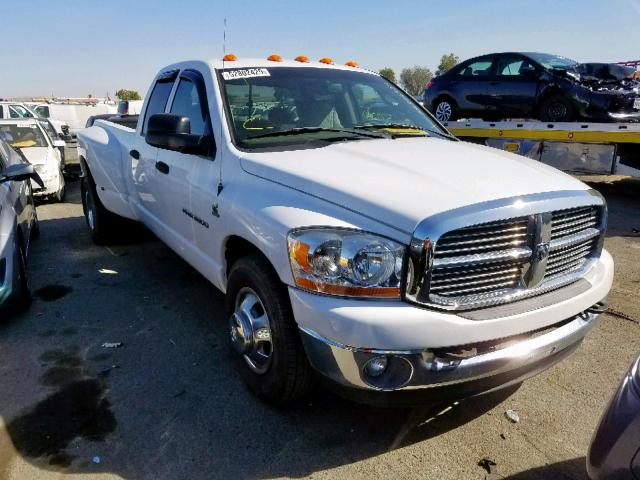 3D7ML48C76G259657 - 2006 DODGE RAM 3500 S WHITE photo 1