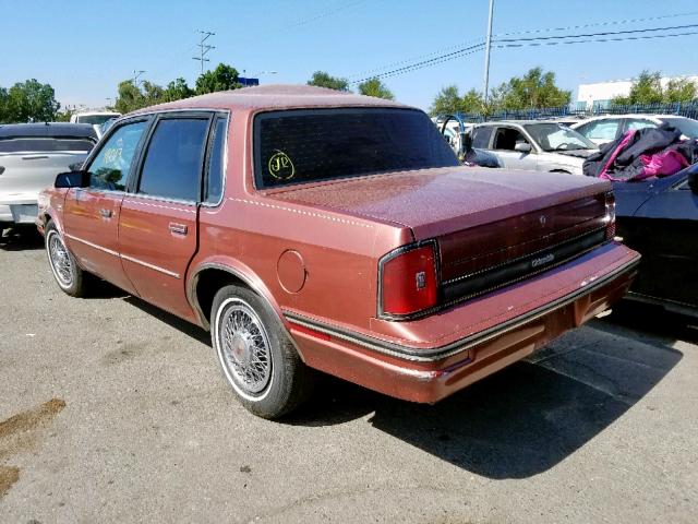 1G3AJ51R5HD377875 - 1987 OLDSMOBILE CUTLASS CI მუქწითელი ფოტო 3