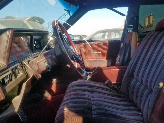 1G3AJ51R5HD377875 - 1987 OLDSMOBILE CUTLASS CI მუქწითელი ფოტო 5