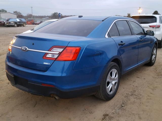 1FAHP2MK1FG159704 - 2015 FORD TAURUS POL BLUE photo 4