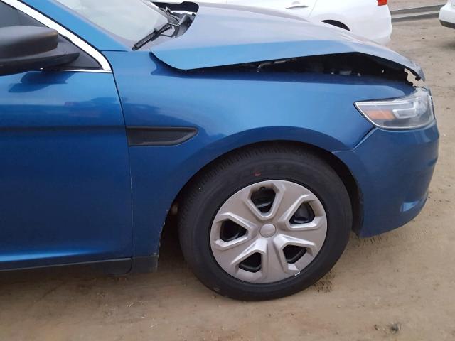 1FAHP2MK1FG159704 - 2015 FORD TAURUS POL BLUE photo 9