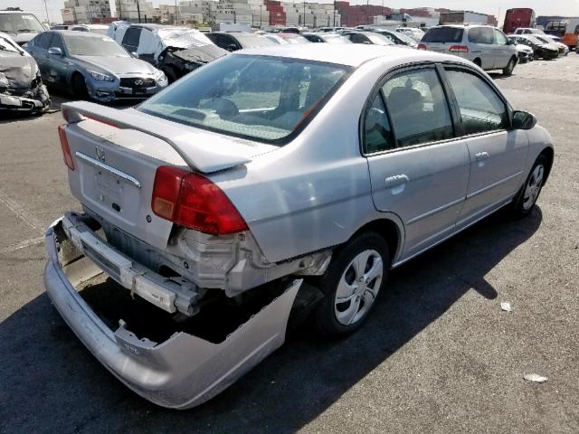 JHMES26852S000395 - 2002 HONDA CIVIC EX SILVER photo 4