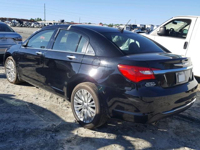 1C3CCBCG4CN175341 - 2012 CHRYSLER 200 LIMITE BLACK photo 3