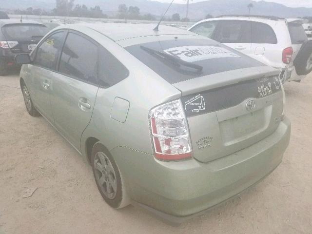 JTDKB20U687817672 - 2008 TOYOTA PRIUS GREEN photo 3