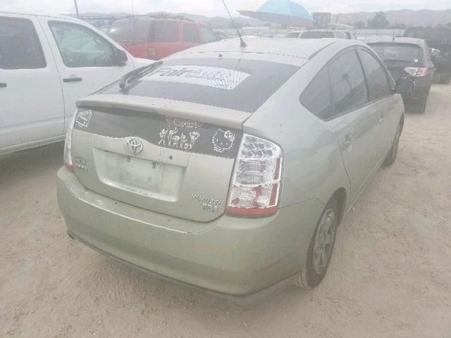 JTDKB20U687817672 - 2008 TOYOTA PRIUS GREEN photo 4