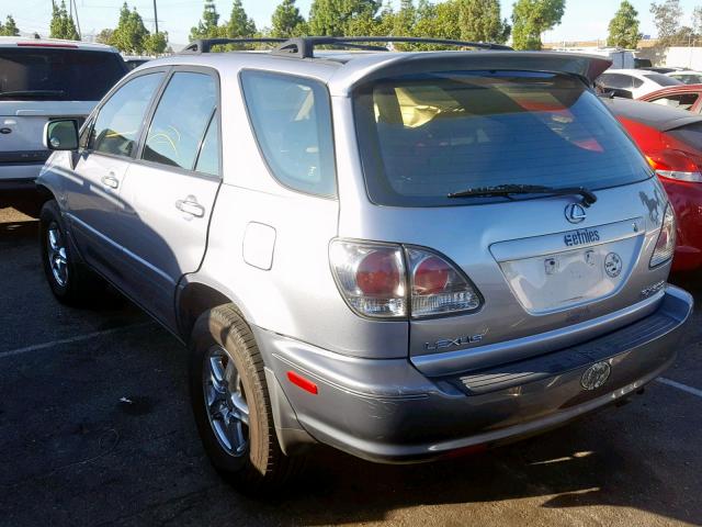 JTJGF10U230152921 - 2003 LEXUS RX 300 SILVER photo 3