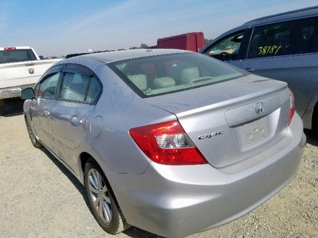 19XFB2F93CE358940 - 2012 HONDA CIVIC EXL 银色 照片 3