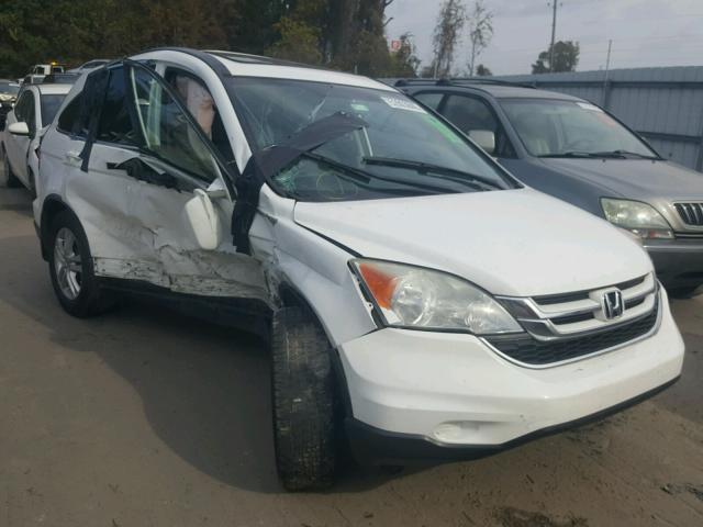 5J6RE3H75AL047790 - 2010 HONDA CR-V EXL WHITE photo 1