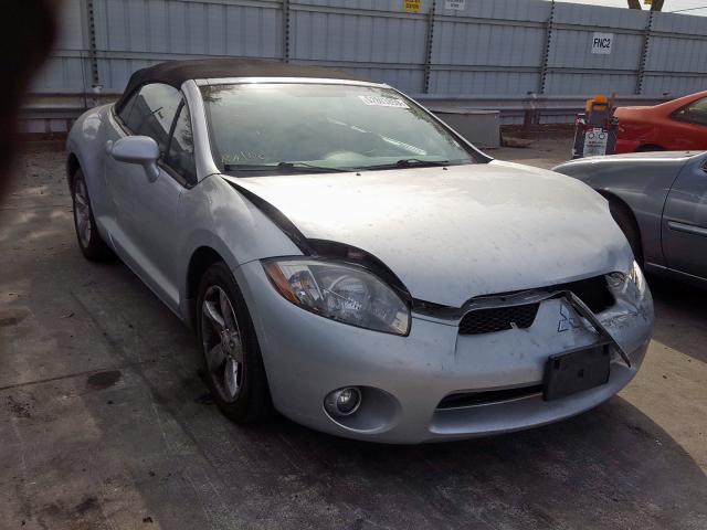 4A3AL35T27E022480 - 2007 MITSUBISHI ECLIPSE SP SILVER photo 1