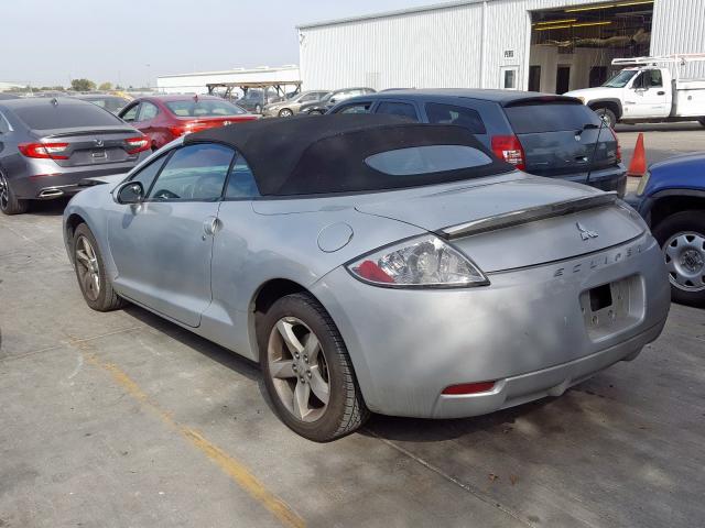 4A3AL35T27E022480 - 2007 MITSUBISHI ECLIPSE SP SILVER photo 3