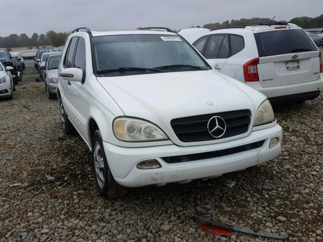 4JGAB54E02A310286 - 2002 MERCEDES-BENZ ML 320 WHITE photo 1