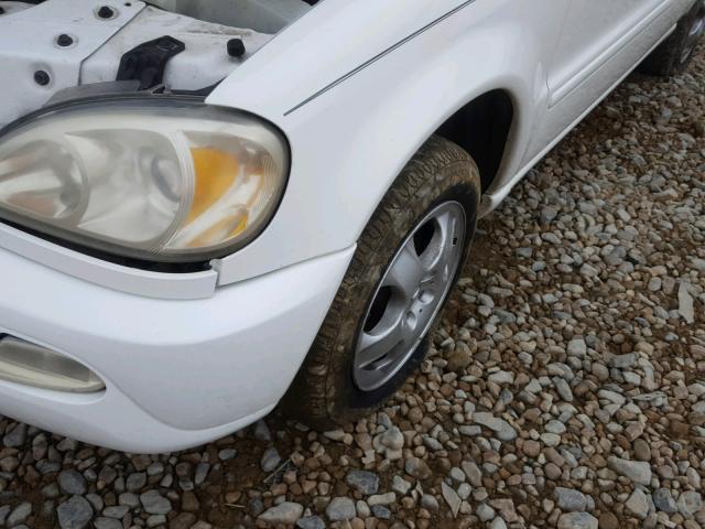 4JGAB54E02A310286 - 2002 MERCEDES-BENZ ML 320 WHITE photo 9