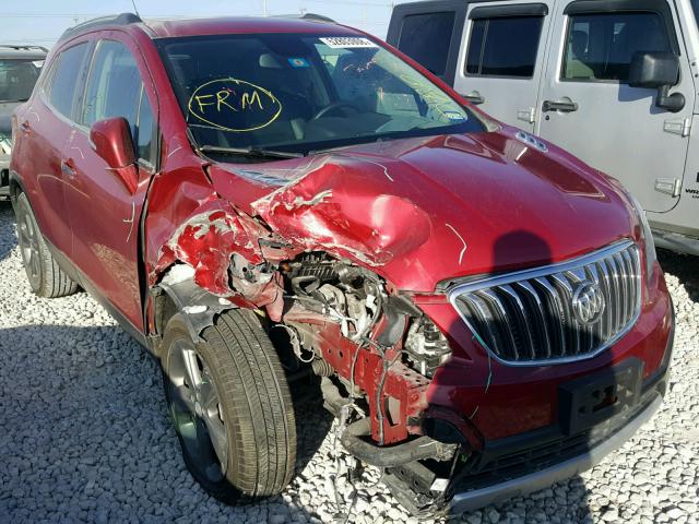 KL4CJCSBXEB622475 - 2014 BUICK ENCORE RED photo 1