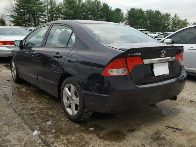 2HGFA166X9H526378 - 2009 HONDA CIVIC LX-S Schwarz Foto 3