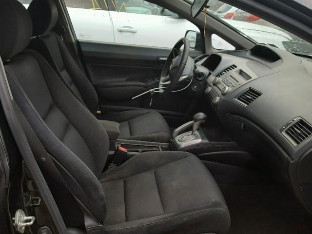 2HGFA166X9H526378 - 2009 HONDA CIVIC LX-S Schwarz Foto 5