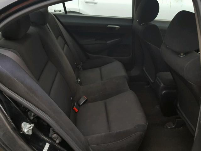 2HGFA166X9H526378 - 2009 HONDA CIVIC LX-S Schwarz Foto 6