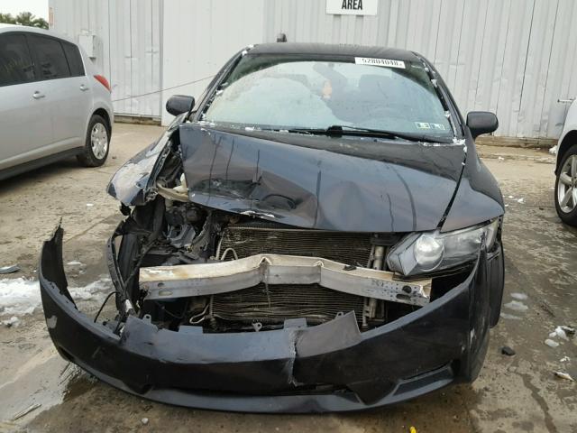 2HGFA166X9H526378 - 2009 HONDA CIVIC LX-S Schwarz Foto 9