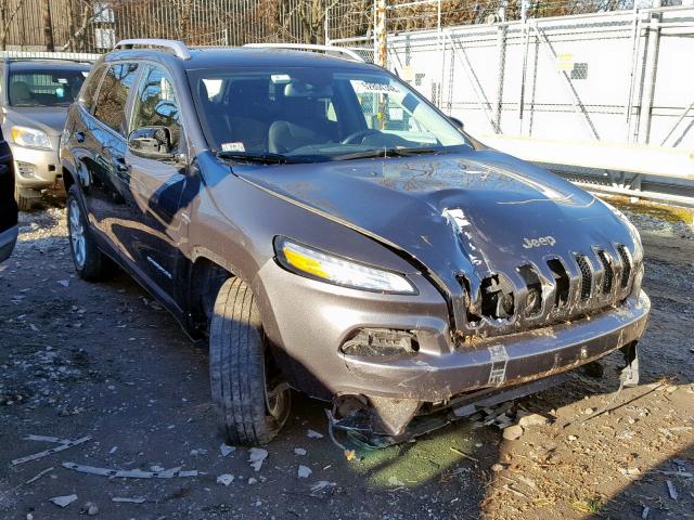 1C4PJMCB7FW774347 - 2015 JEEP CHEROKEE L GRAY photo 1