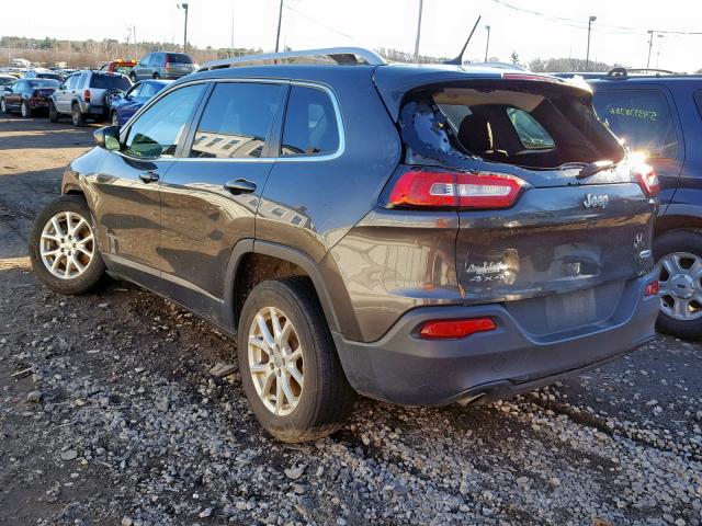 1C4PJMCB7FW774347 - 2015 JEEP CHEROKEE L GRAY photo 3