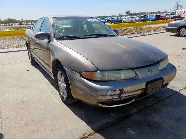 1G3NL52T51C128946 - 2001 OLDSMOBILE ALERO GL GOLD photo 1