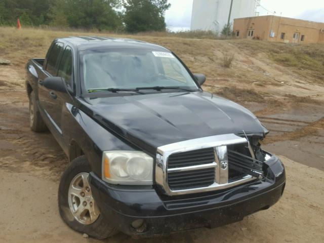 1D7HE48K67S171888 - 2007 DODGE DAKOTA QUA BLACK photo 1