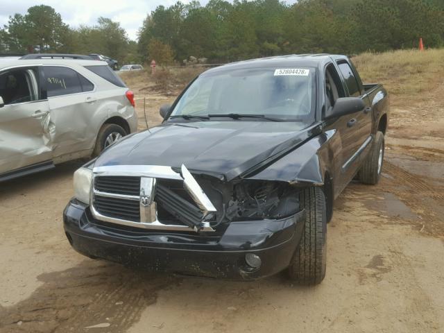 1D7HE48K67S171888 - 2007 DODGE DAKOTA QUA BLACK photo 2