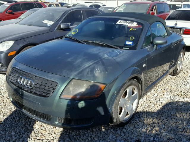 TRUUT28N511028642 - 2001 AUDI TT QUATTRO GREEN photo 2