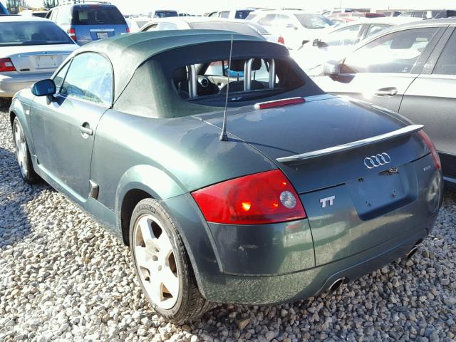 TRUUT28N511028642 - 2001 AUDI TT QUATTRO GREEN photo 3