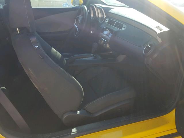 2G1FA1E38D9176167 - 2013 CHEVROLET CAMARO LS YELLOW photo 5