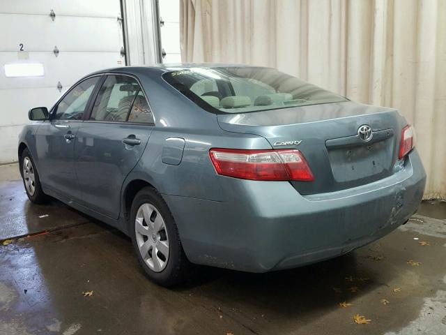 4T1BE46K27U535257 - 2007 TOYOTA CAMRY CE/L GREEN photo 3