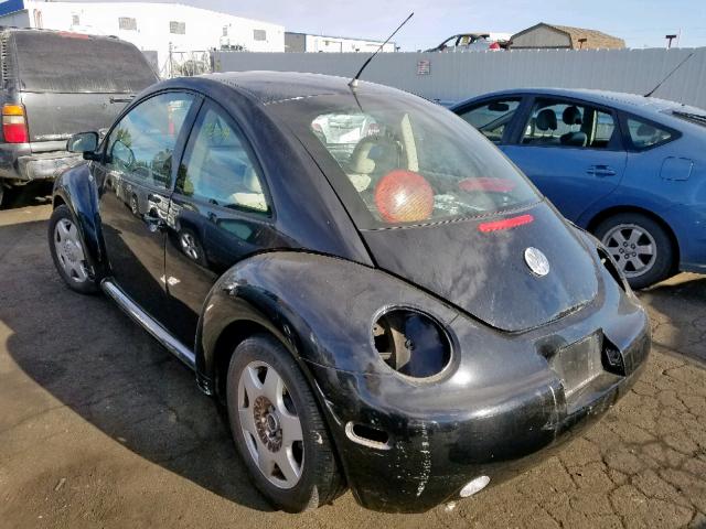 3VWCC21C8XM414950 - 1999 VOLKSWAGEN NEW BEETLE 黑色 照片 3