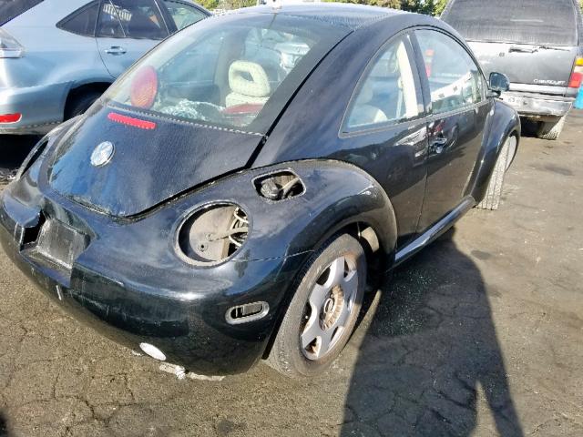 3VWCC21C8XM414950 - 1999 VOLKSWAGEN NEW BEETLE 黑色 照片 4