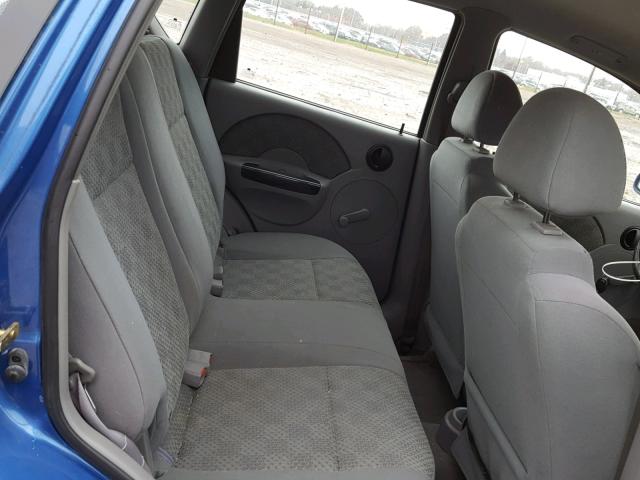 KL1TD62675B301955 - 2005 CHEVROLET AVEO BASE Mavi foto 6