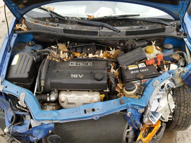 KL1TD62675B301955 - 2005 CHEVROLET AVEO BASE Mavi foto 7