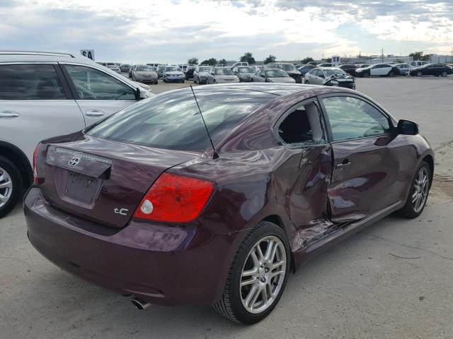 JTKDE177860104703 - 2006 TOYOTA SCION TC 勃艮第红 照片 4