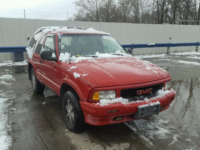 1GKCT18W1VK506391 - 1997 GMC JIMMY RED photo 1