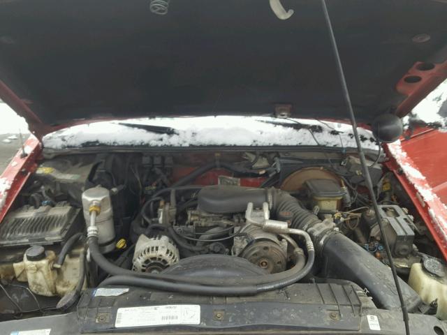 1GKCT18W1VK506391 - 1997 GMC JIMMY RED photo 7