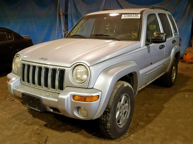 1J4GL58K62W107895 - 2002 JEEP LIBERTY LI SILVER photo 2