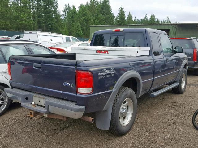 1FTZR15V3YPB14360 - 2000 FORD RANGER SUP BLUE photo 4