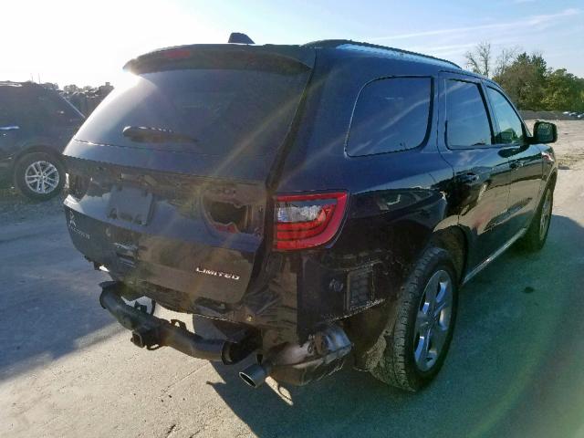 1C4RDHDG7FC801212 - 2015 DODGE DURANGO LI BLACK photo 4