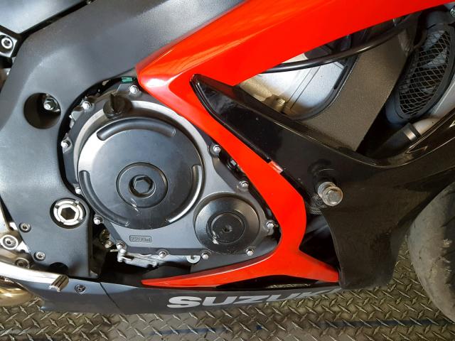 JS1GN7DA762119232 - 2006 SUZUKI GSX-R600 K RED photo 7